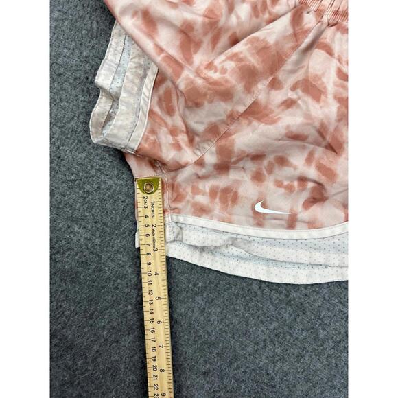 Nike Dri-FIT Women's Athletic Shorts 3" Coral Tie Dye Size XS - Picture 7 of 8